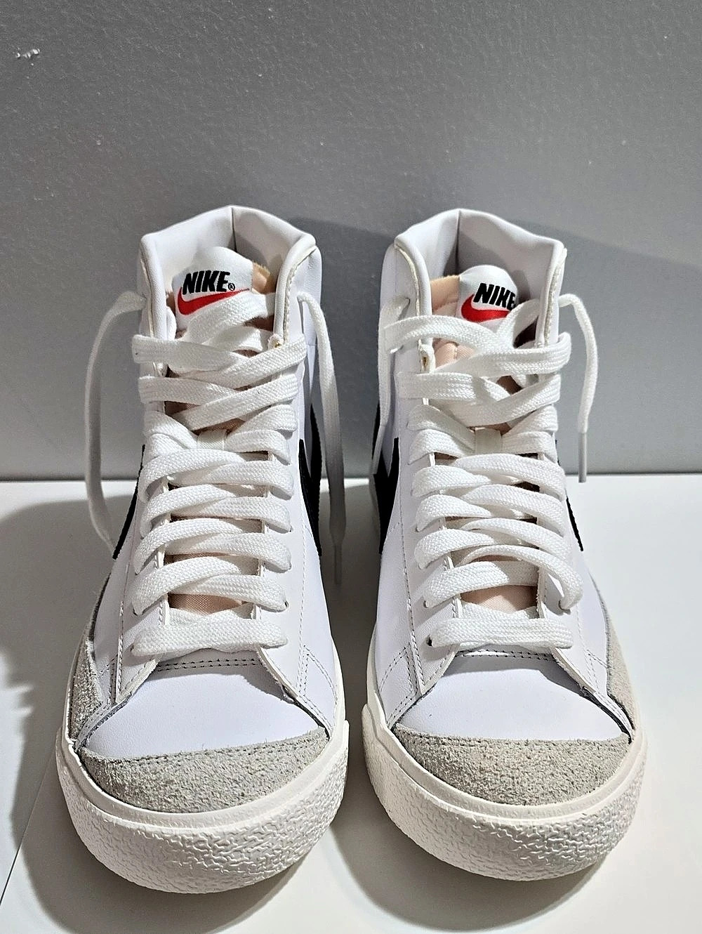 Nike Blazer Mid '77 Vintage White Black High-Top Sneakers